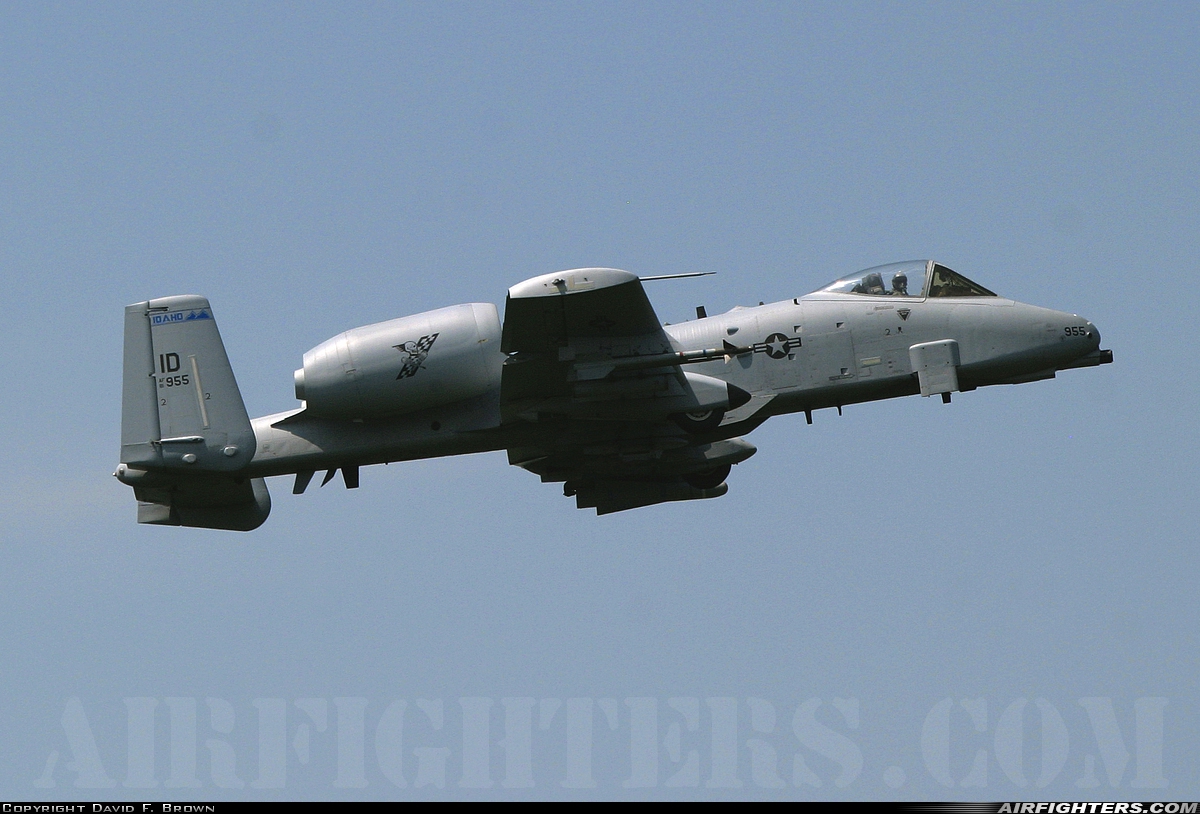 USA - Air Force Fairchild A-10A Thunderbolt II 81-0955 at Fort Indiantown Gap (FTIG) / Bollen Range - Annville, USA