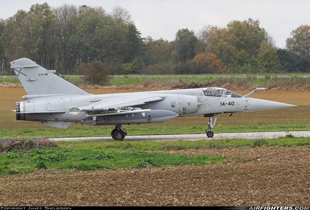 Spain - Air Force Dassault Mirage F1M C.14-68 at Florennes (EBFS), Belgium