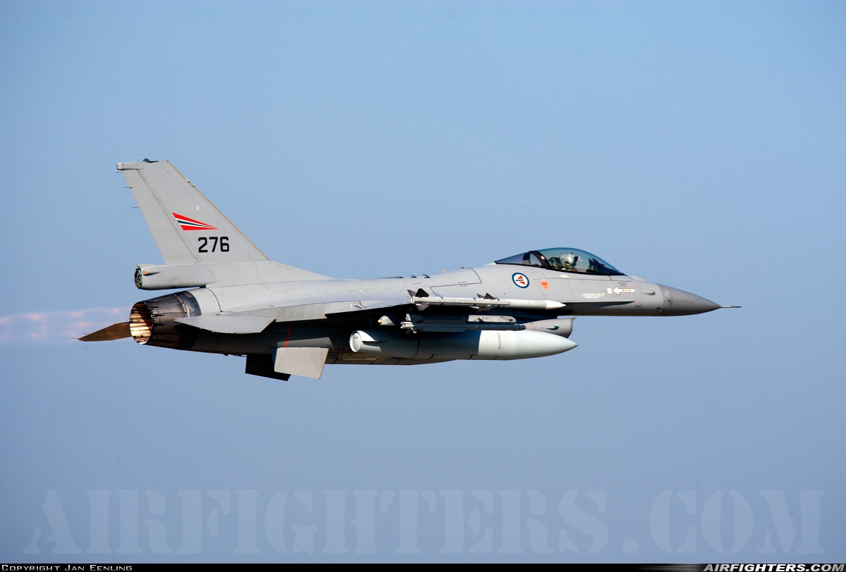 Norway - Air Force General Dynamics F-16AM Fighting Falcon 276 at Uden - Volkel (UDE / EHVK), Netherlands