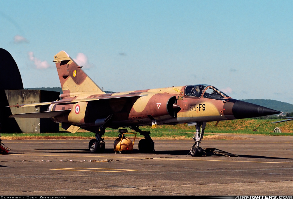 France - Air Force Dassault Mirage F1C 87 at Luxeuil - St. Sauveur (LFSX), France