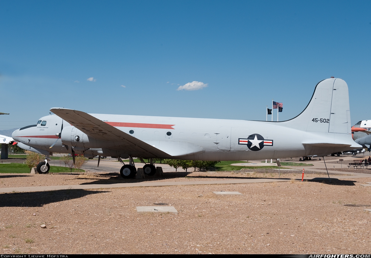 USA - Air Force Douglas C-54G Skymaster 45-502 at Ogden - Hill AFB (HIF / KHIF), USA