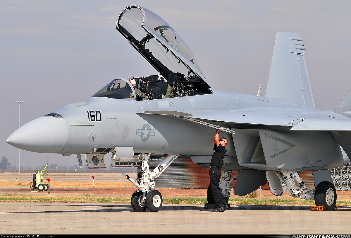 USA - Navy Boeing F/A-18F Super Hornet 166967 at Lemoore - NAS / Reeves Field (NLC), USA