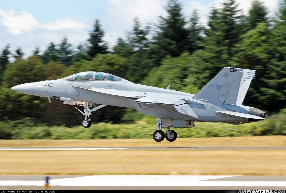 USA - Navy Boeing F/A-18F Super Hornet 166466 at Gig Harbor - Tacoma Narrows (TIW / KTIW), USA