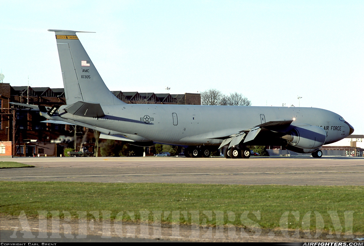 USA - Air Force Boeing KC-135R Stratotanker (717-148) 61-0305 at Mildenhall (MHZ / GXH / EGUN), UK