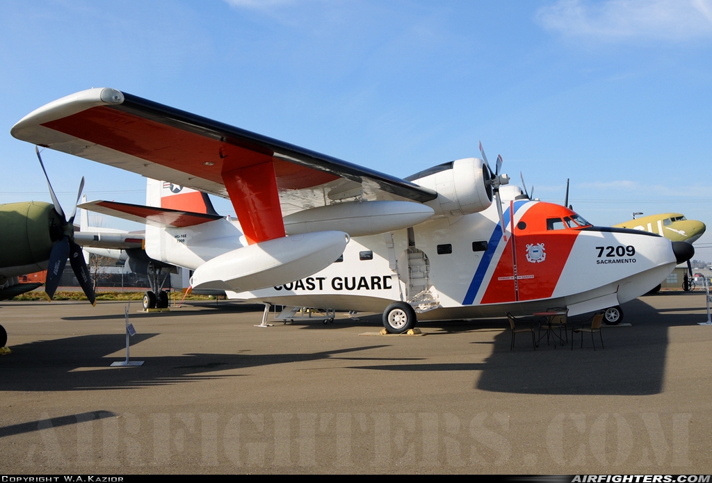 USA - Coast Guard Grumman HU-16E Albatross 7209 at Sacramento - McClellan Airfield (AFB) (MCC / KMCC), USA