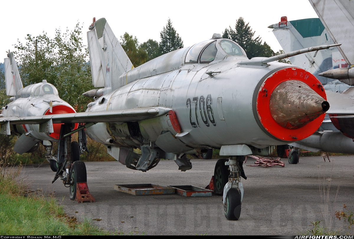 Slovakia - Air Force Mikoyan-Gurevich MiG-21MA 2706 at Sliac (LZSL), Slovakia