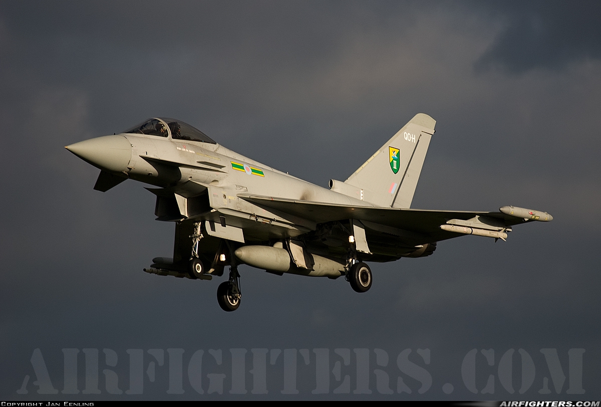 UK - Air Force Eurofighter Typhoon FGR4 ZJ924 at Coningsby (EGXC), UK