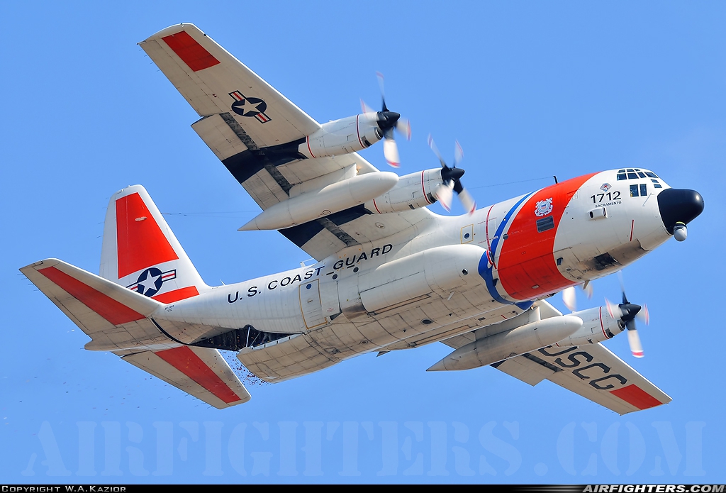 USA - Coast Guard Lockheed HC-130H Hercules (L-382) 1712 at Sacramento - Mather (AFB) (MHR), USA