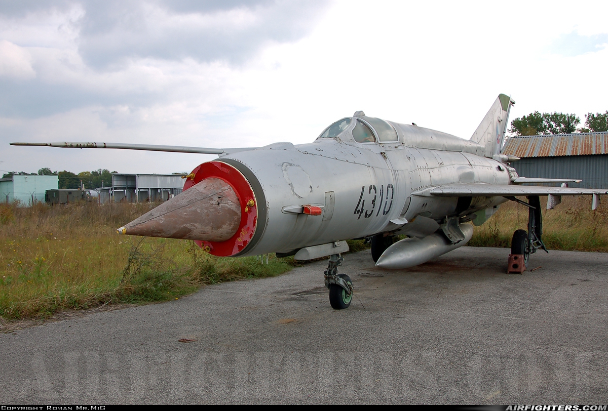 Slovakia - Air Force Mikoyan-Gurevich MiG-21MF 4310 at Sliac (LZSL), Slovakia