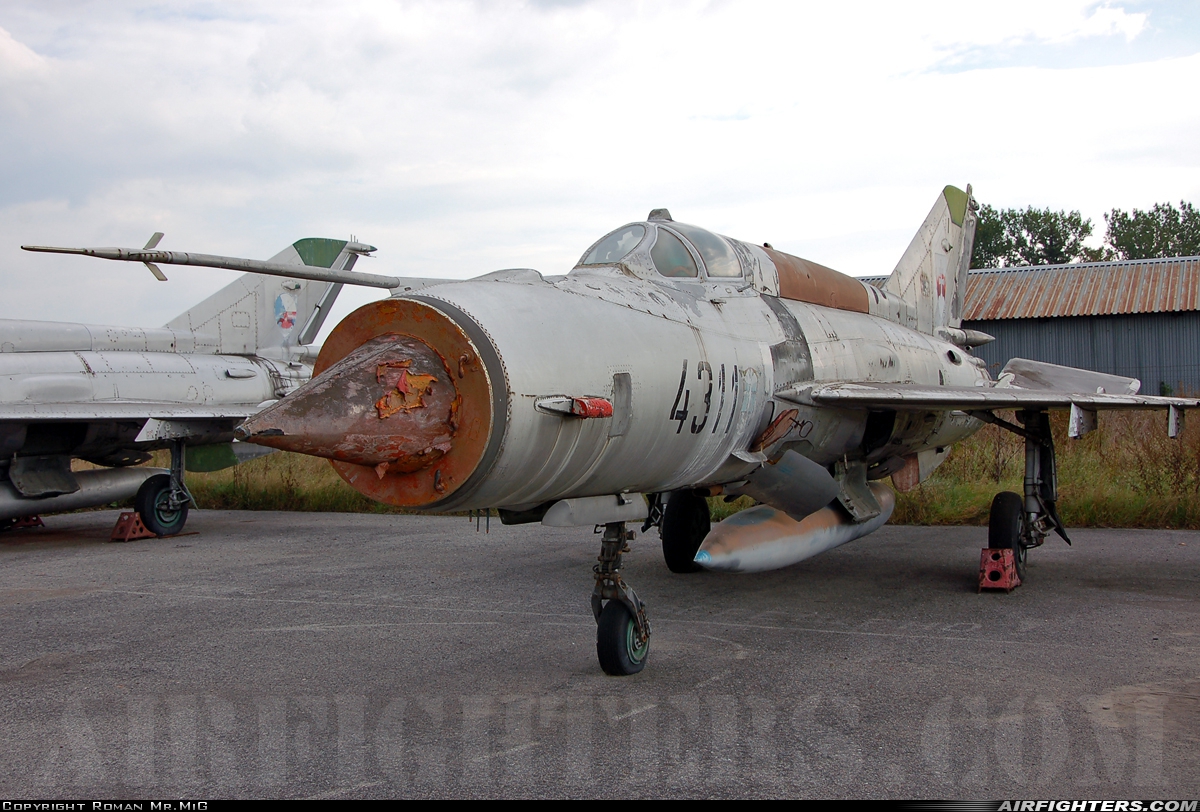 Slovakia - Air Force Mikoyan-Gurevich MiG-21MF 4311 at Sliac (LZSL), Slovakia