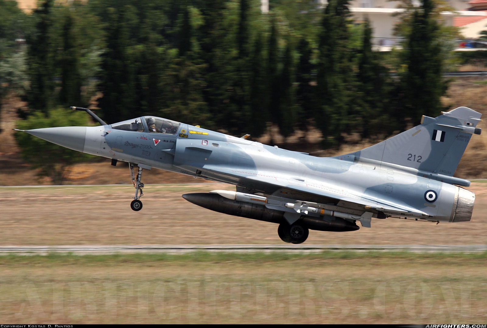 Greece - Air Force Dassault Mirage 2000EG 212 at Tanagra (LGTG), Greece