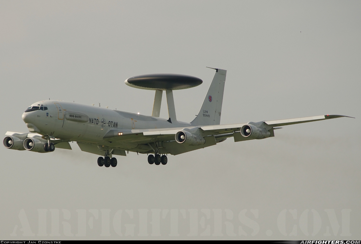 Luxembourg - NATO Boeing E-3A Sentry (707-300) LX-N90449 at Nordholz (- Cuxhaven) (NDZ / ETMN), Germany