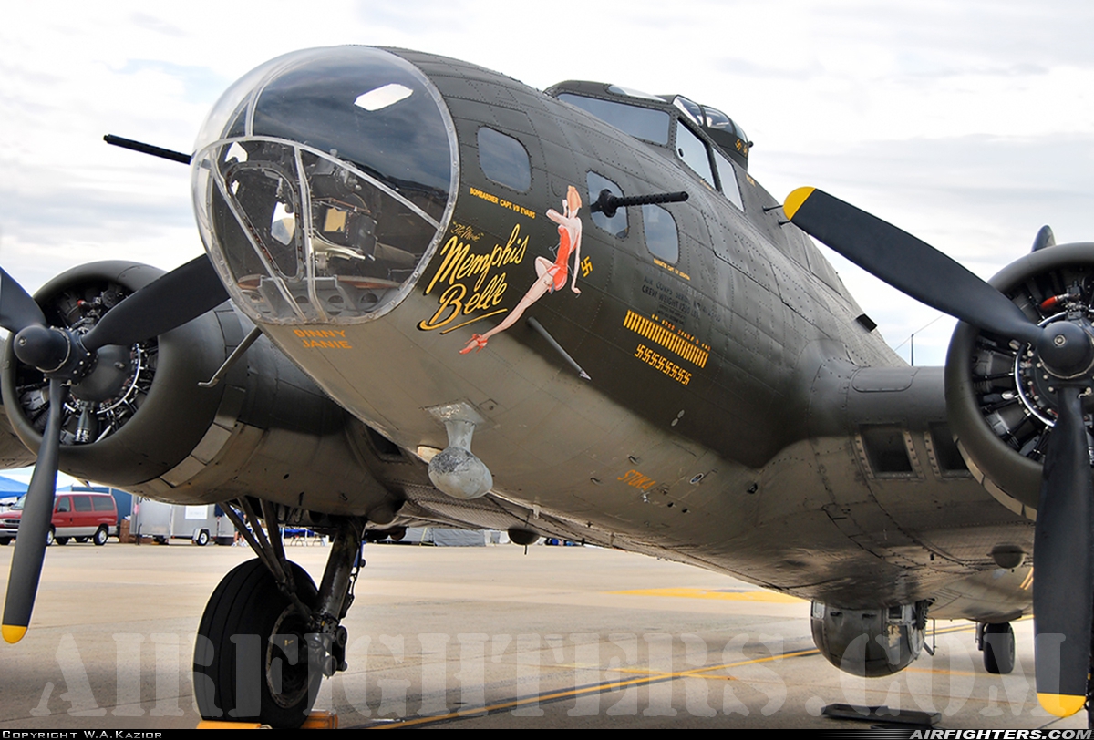 Private Boeing B-17G Flying Fortress (299P) N3703G at Camp Springs - Andrews AFB (Washington NAF) (ADW / NSF / KADW), USA