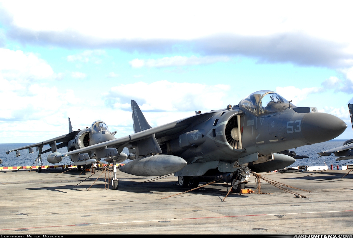 USA - Marines McDonnell Douglas AV-8B+ Harrier ll 164551 at Off-Airport - Mediterranean Sea, International Airspace