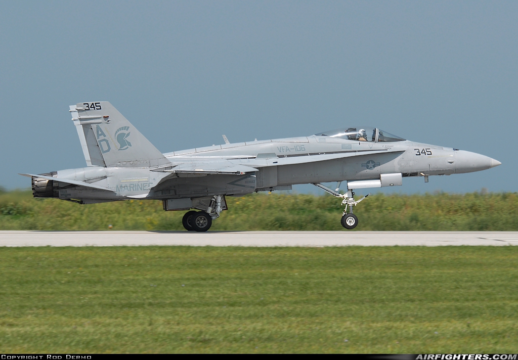 USA - Navy McDonnell Douglas F/A-18A Hornet 162888 at Cleveland - Burke Lakefront (BKL / KBKL), USA