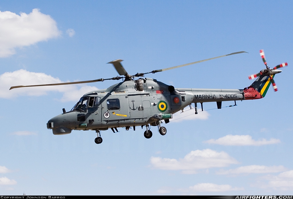 Brazil - Navy Westland WG-13 Super Lynx Mk21A N-4005 at In Flight, Brazil