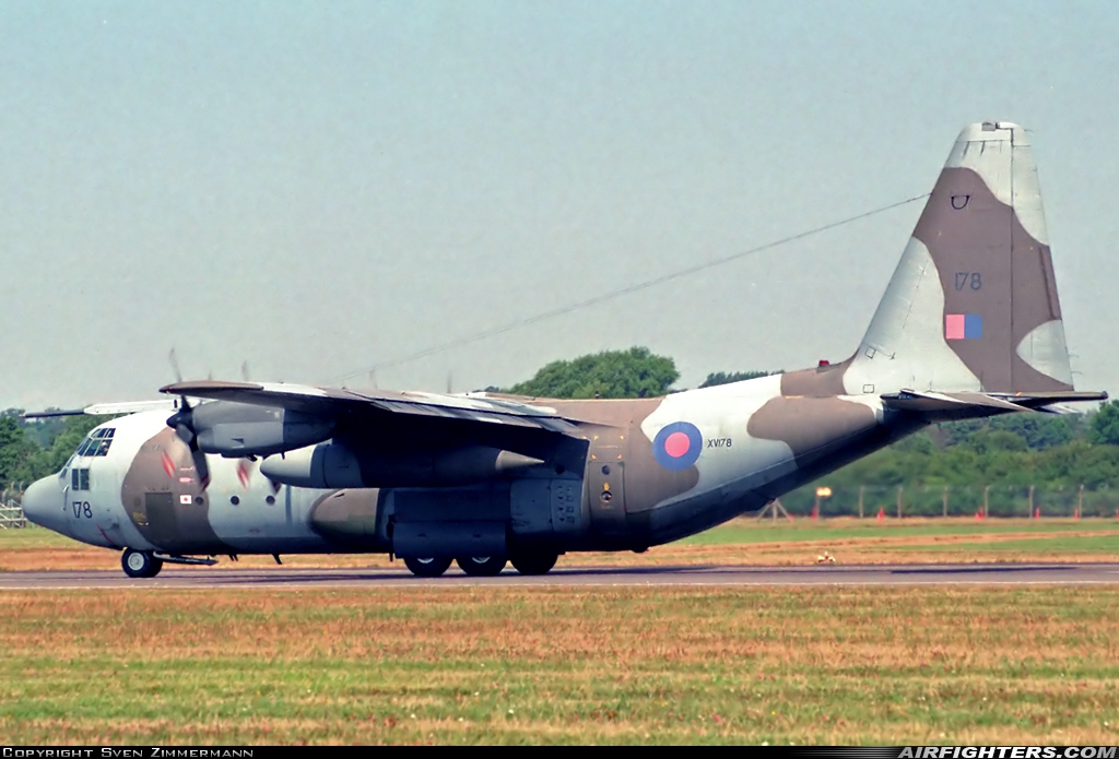 UK - Air Force Lockheed Hercules C1 (C-130K / L-382) XV178 at Fairford (FFD / EGVA), UK