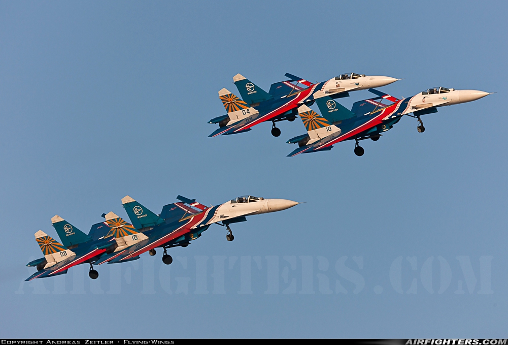 Russia - Air Force Sukhoi Su-27S 10 BLUE at Sakhir Air Base (OBKH), Bahrain