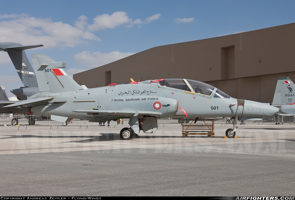 Bahrain - Air Force BAE Systems Hawk 129 501 at Sakhir Air Base (OBKH), Bahrain