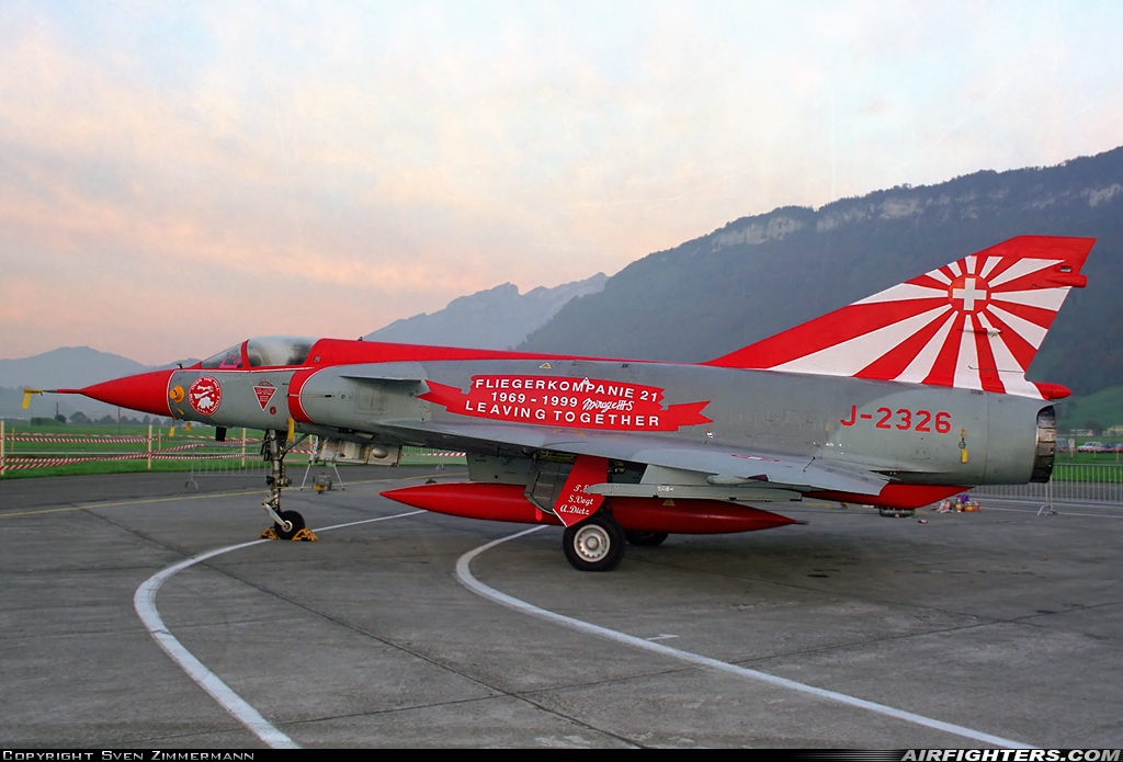 Switzerland - Air Force Dassault Mirage IIIS J-2326 at Buochs (Stans) (LSMU / LSZC), Switzerland