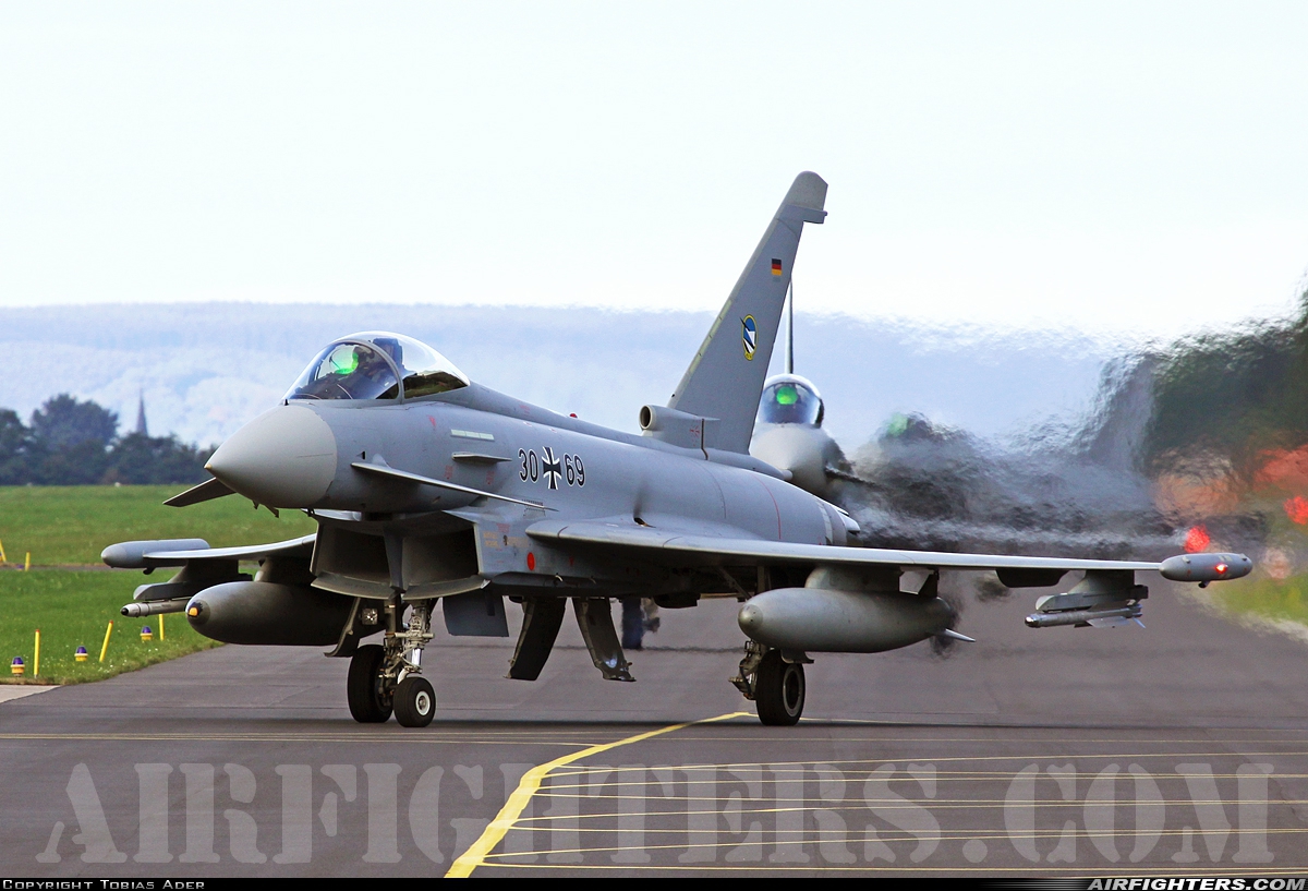 Germany - Air Force Eurofighter EF-2000 Typhoon S 30+69 at Norvenich (ETNN), Germany