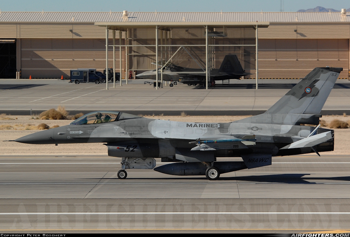 USA - Navy General Dynamics F-16B Fighting Falcon 920408 at Las Vegas - Nellis AFB (LSV / KLSV), USA