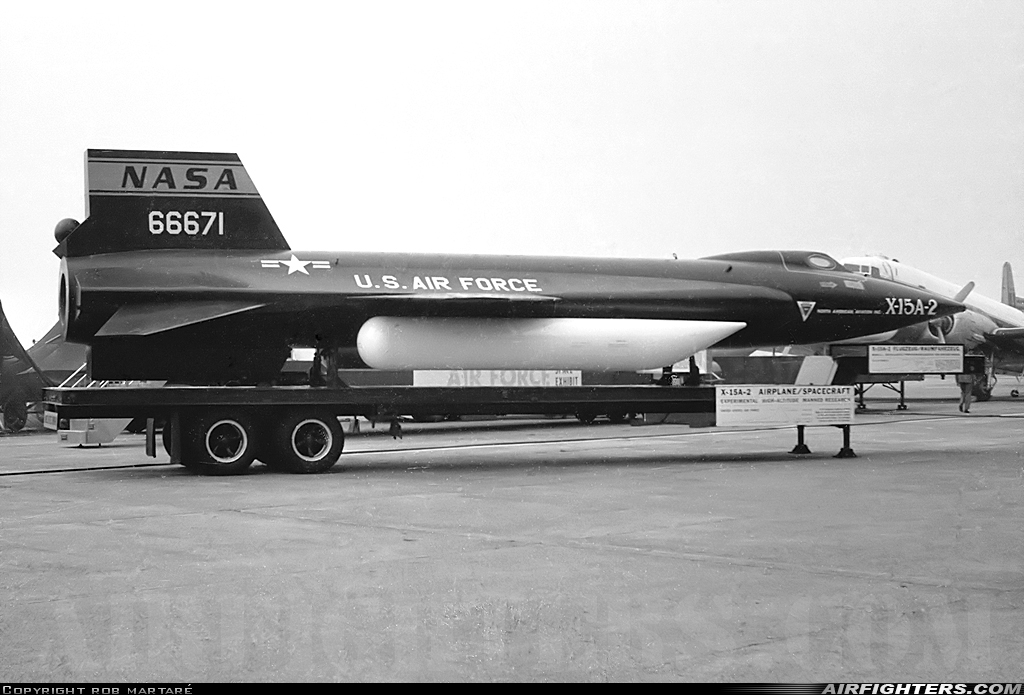 USA - Air Force North American X-15A-2 56-6671 at Brussels - National (Zaventem) / Melsbroek (BRU / EBBR / EBMB), Belgium
