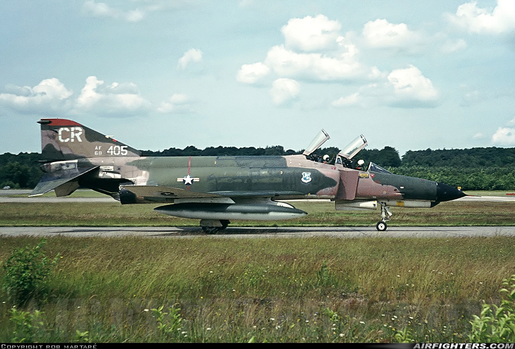 USA - Air Force McDonnell Douglas F-4E Phantom II 68-0405 at Utrecht - Soesterberg (UTC / EHSB), Netherlands