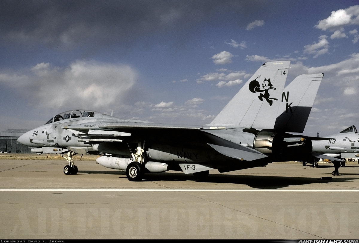 USA - Navy Grumman F-14D Tomcat 164345 at Roswell - Industrial Air Center (ROW / KROW), USA