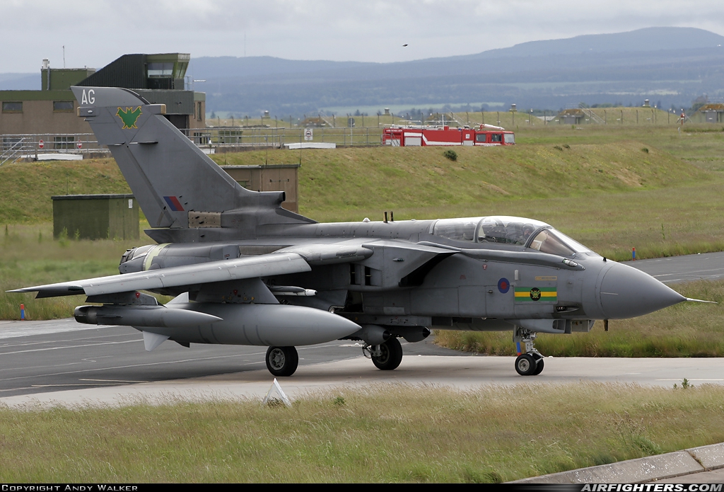 UK - Air Force Panavia Tornado GR4 ZA546 at Lossiemouth (LMO / EGQS), UK