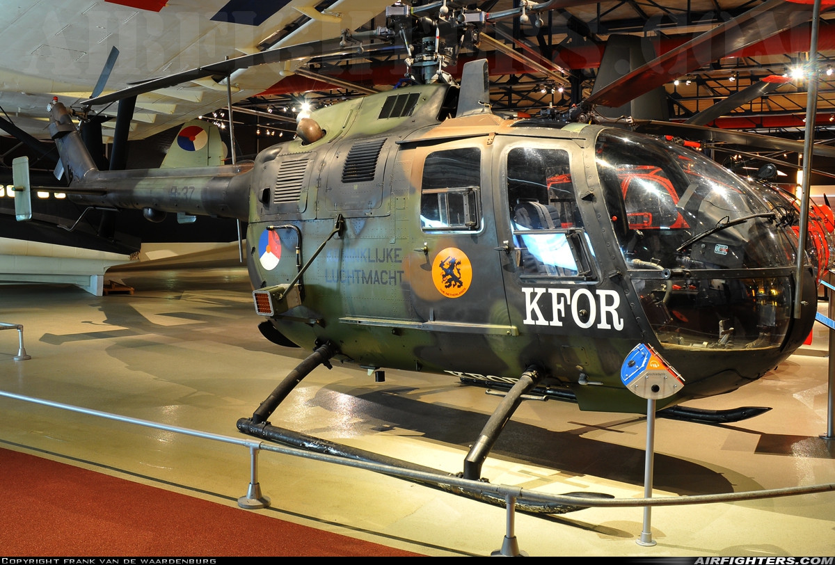 Netherlands - Air Force MBB Bo-105CB-4 B-37 at Off-Airport - Kamp Zeist, Netherlands