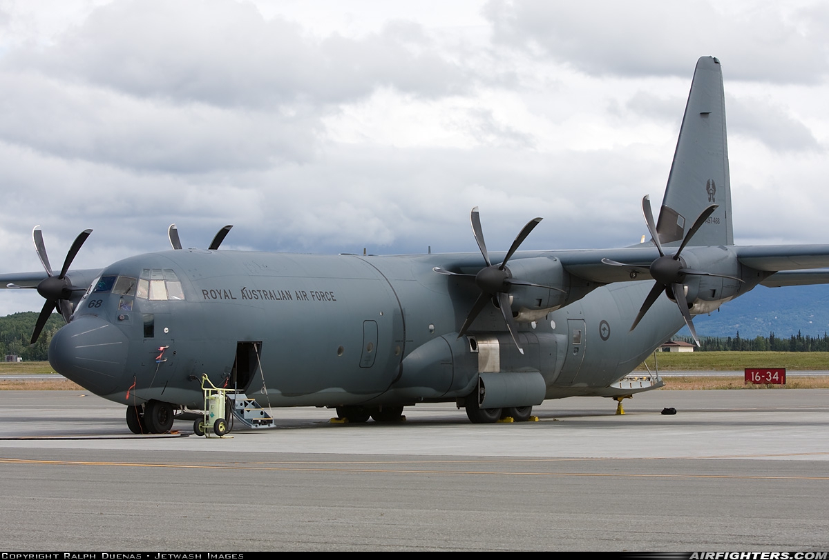 Australia - Air Force Lockheed Martin C-130J-30 Hercules (L-382) A97-468 at Anchorage - Elmendorf AFB (EDF / PAED), USA