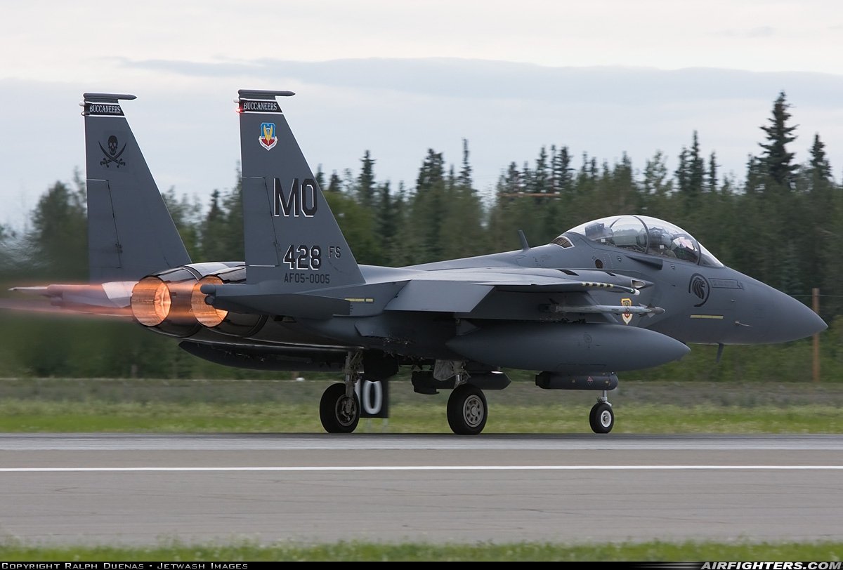 Singapore - Air Force Boeing F-15SG Strike Eagle 05-0005 at Fairbanks - Eielson AFB (EIL / PAEI), USA