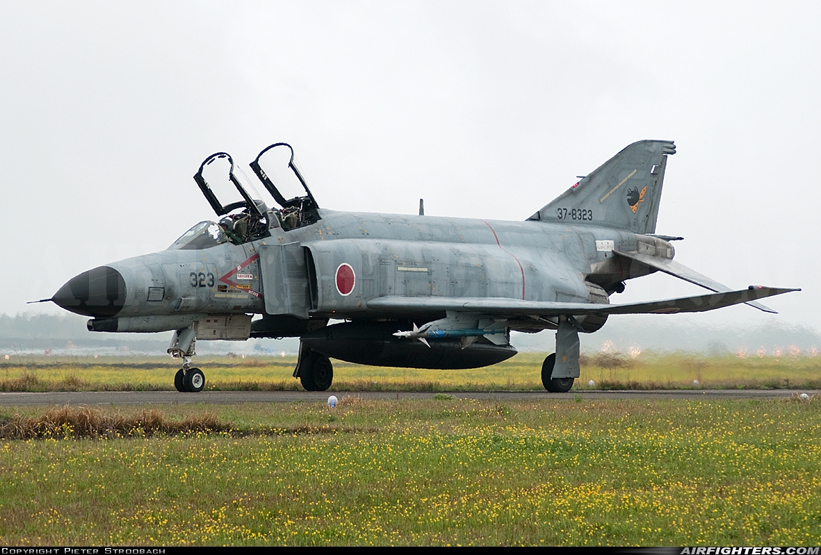 Japan - Air Force McDonnell Douglas F-4EJ-KAI Phantom II 37-8323 at Nyutabaru (RJFN), Japan