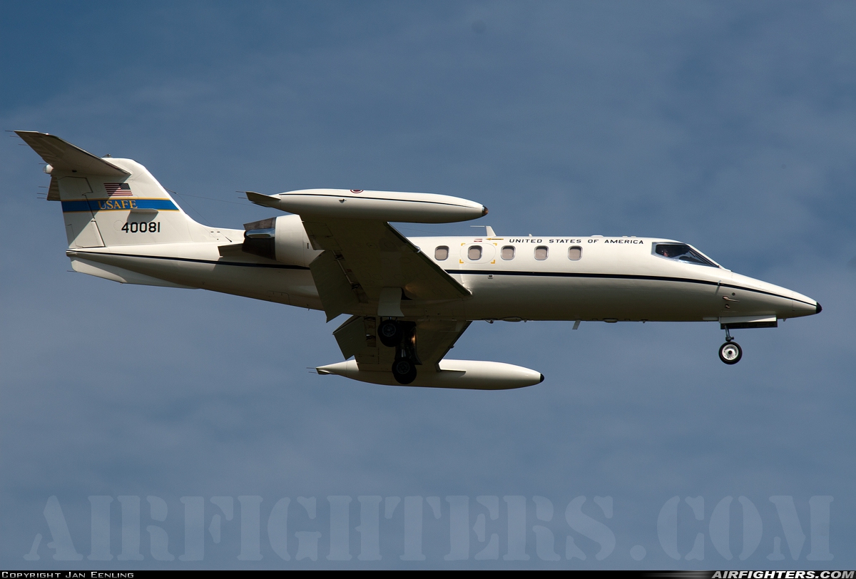 USA - Air Force Learjet C-21A 84-0081 at Ramstein (- Landstuhl) (RMS / ETAR), Germany