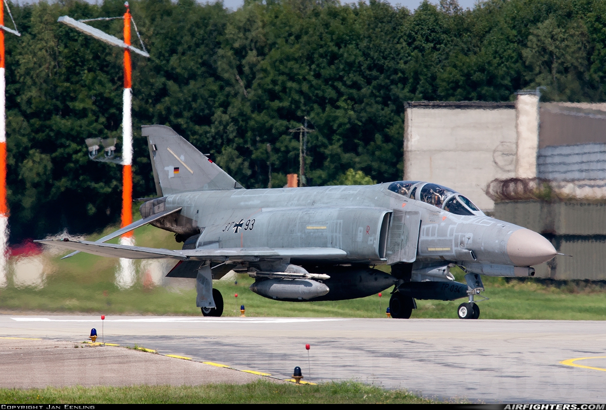 Germany - Air Force McDonnell Douglas F-4F Phantom II 37+93 at Neuburg - Zell (ETSN), Germany