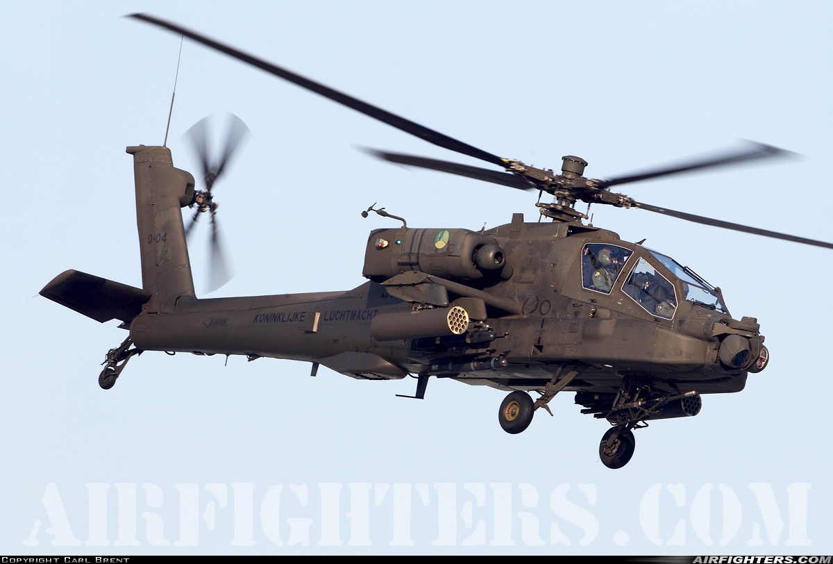 Netherlands - Air Force Boeing AH-64DN Apache Longbow Q-04 at Off-Airport - Rijsbergen NB, Netherlands