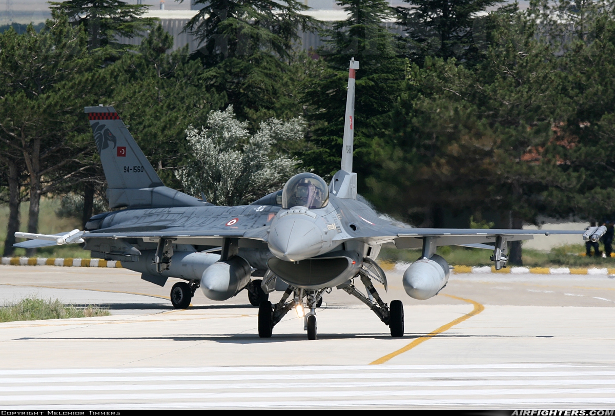 Türkiye - Air Force General Dynamics F-16C Fighting Falcon 93-0660 at Konya (KYA / LTAN), Türkiye