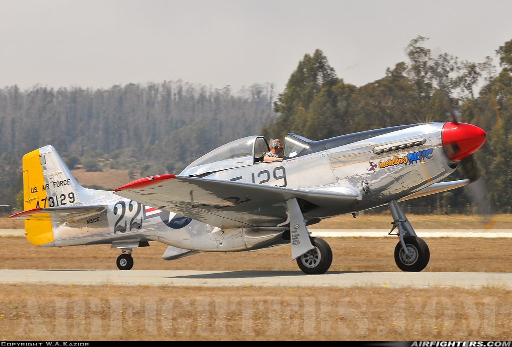 Private North American P-51D Mustang N151SE at Watsonville - Municipal (WVI), USA