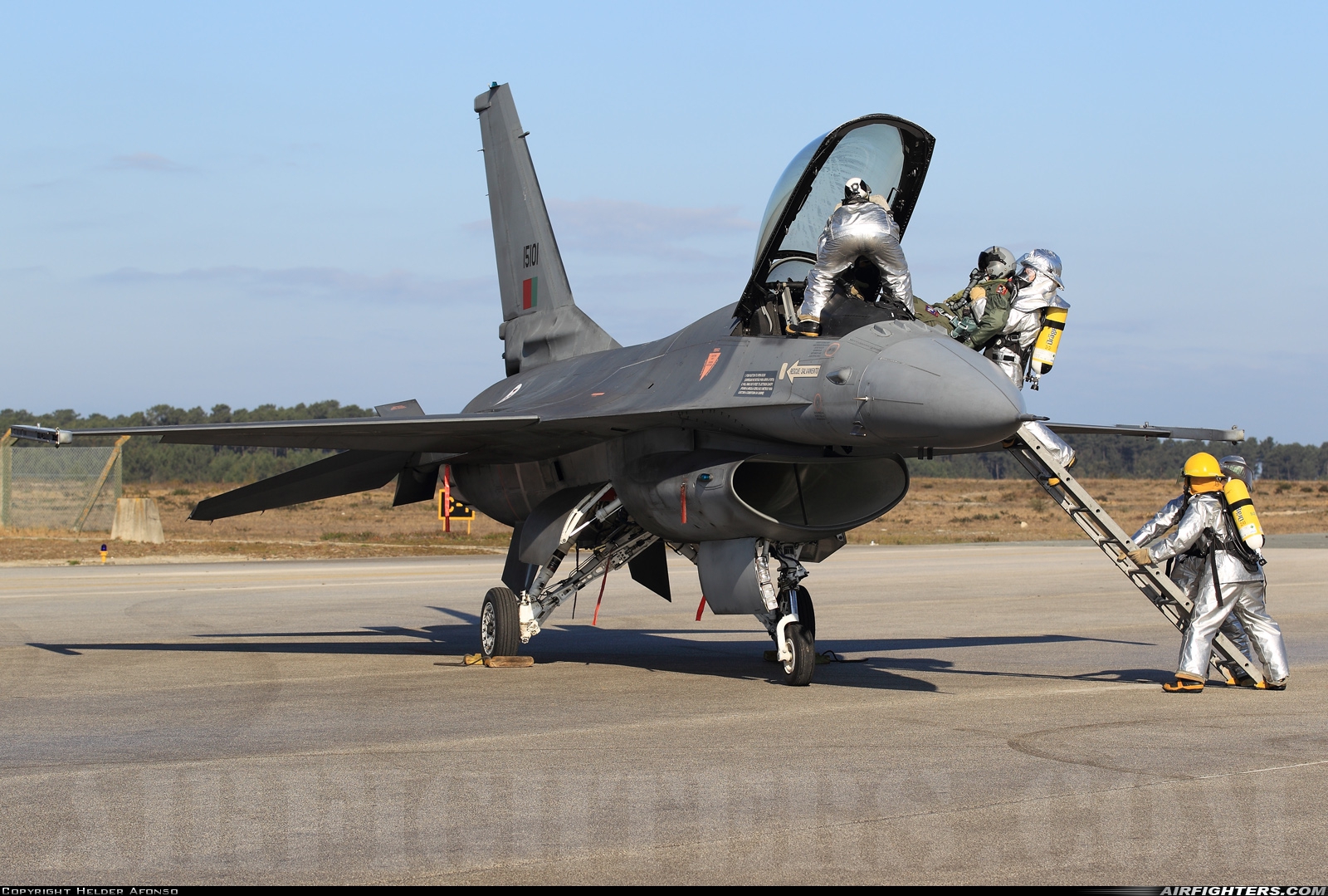 Portugal - Air Force General Dynamics F-16AM Fighting Falcon 15101 at Monte Real (BA5) (LPMR), Portugal