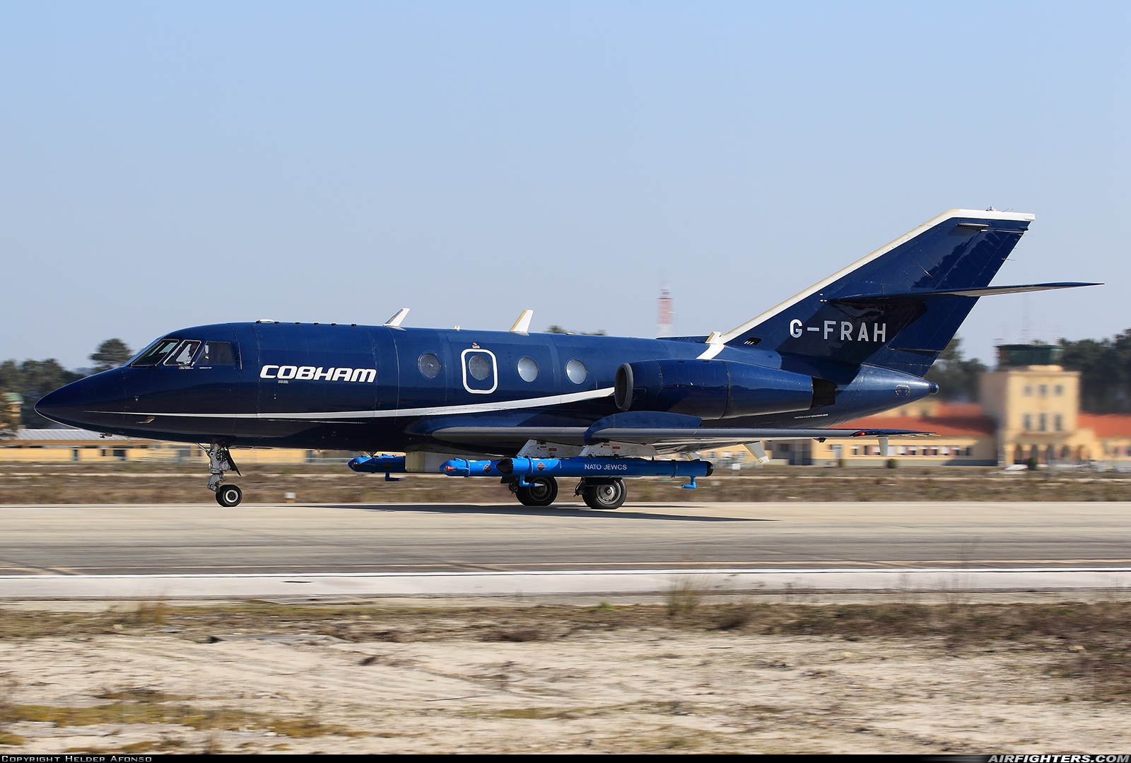 Company Owned - Cobham Aviation Dassault Falcon 20 G-FRAH at Monte Real (BA5) (LPMR), Portugal
