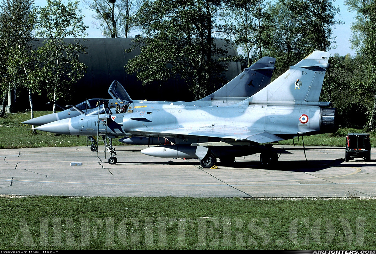 France - Air Force Dassault Mirage 2000C 116 at St. Dizier - Robinson (LFSI), France