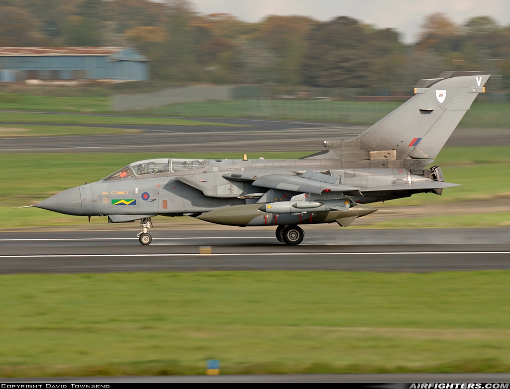 UK - Air Force Panavia Tornado GR4A ZG709 at Glasgow - Prestwick (PIK / EGPK), UK