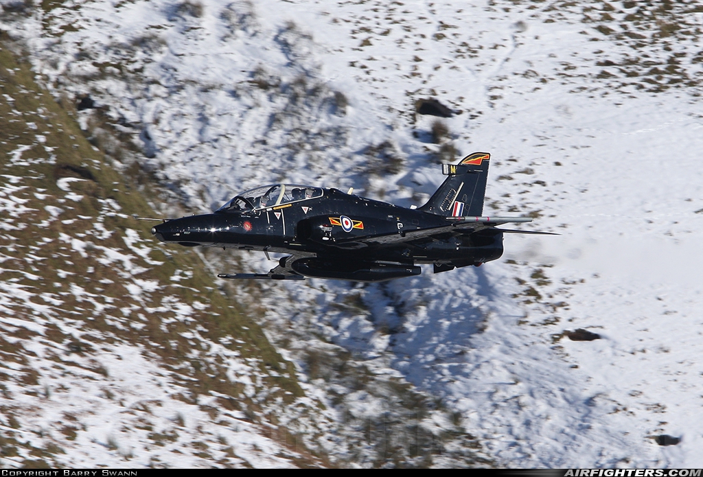 UK - Air Force BAE Systems Hawk T.2 ZK022 at Off-Airport - North Wales, UK