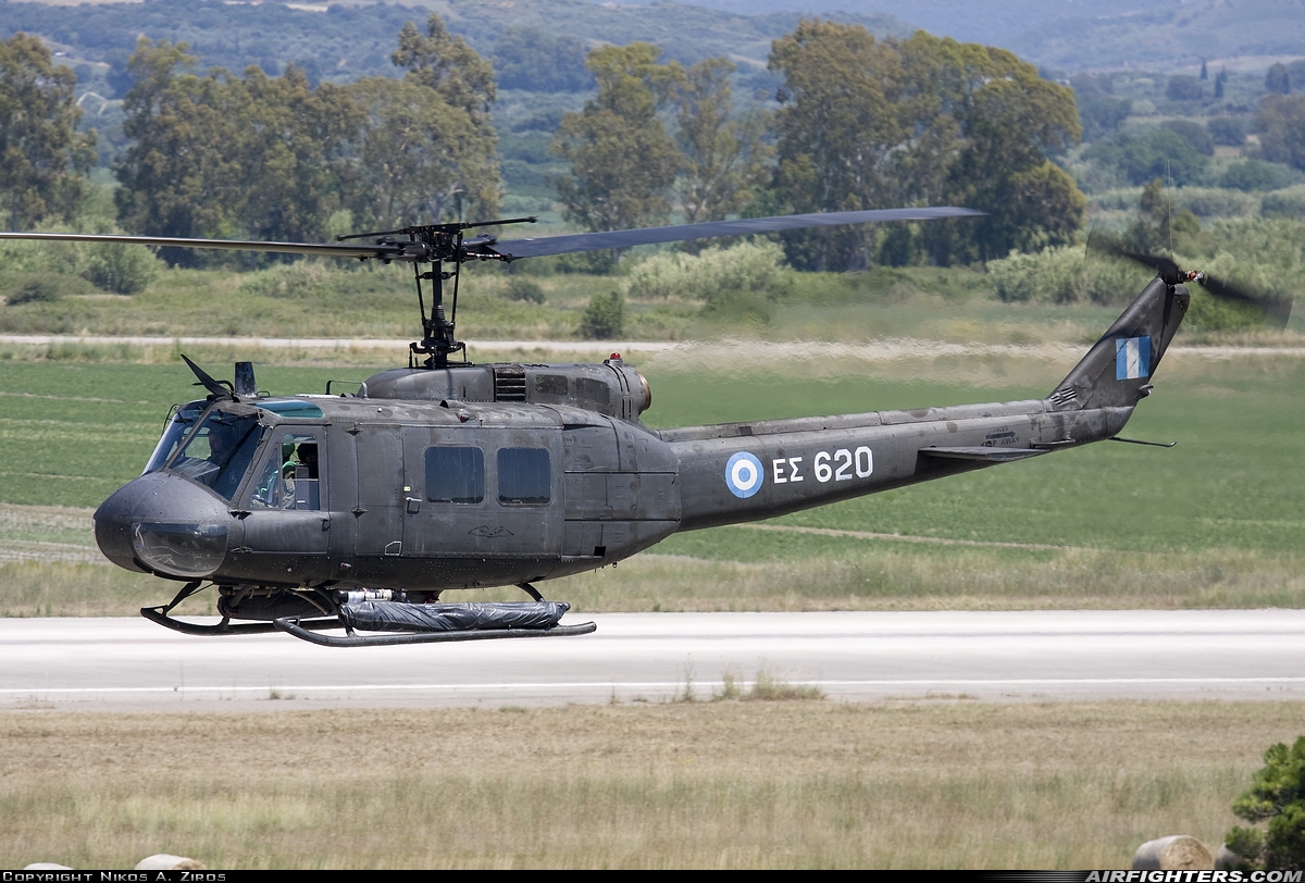 Greece - Army Bell UH-1H Iroquois (205) ES620 at Andravida (Pyrgos -) (PYR / LGAD), Greece