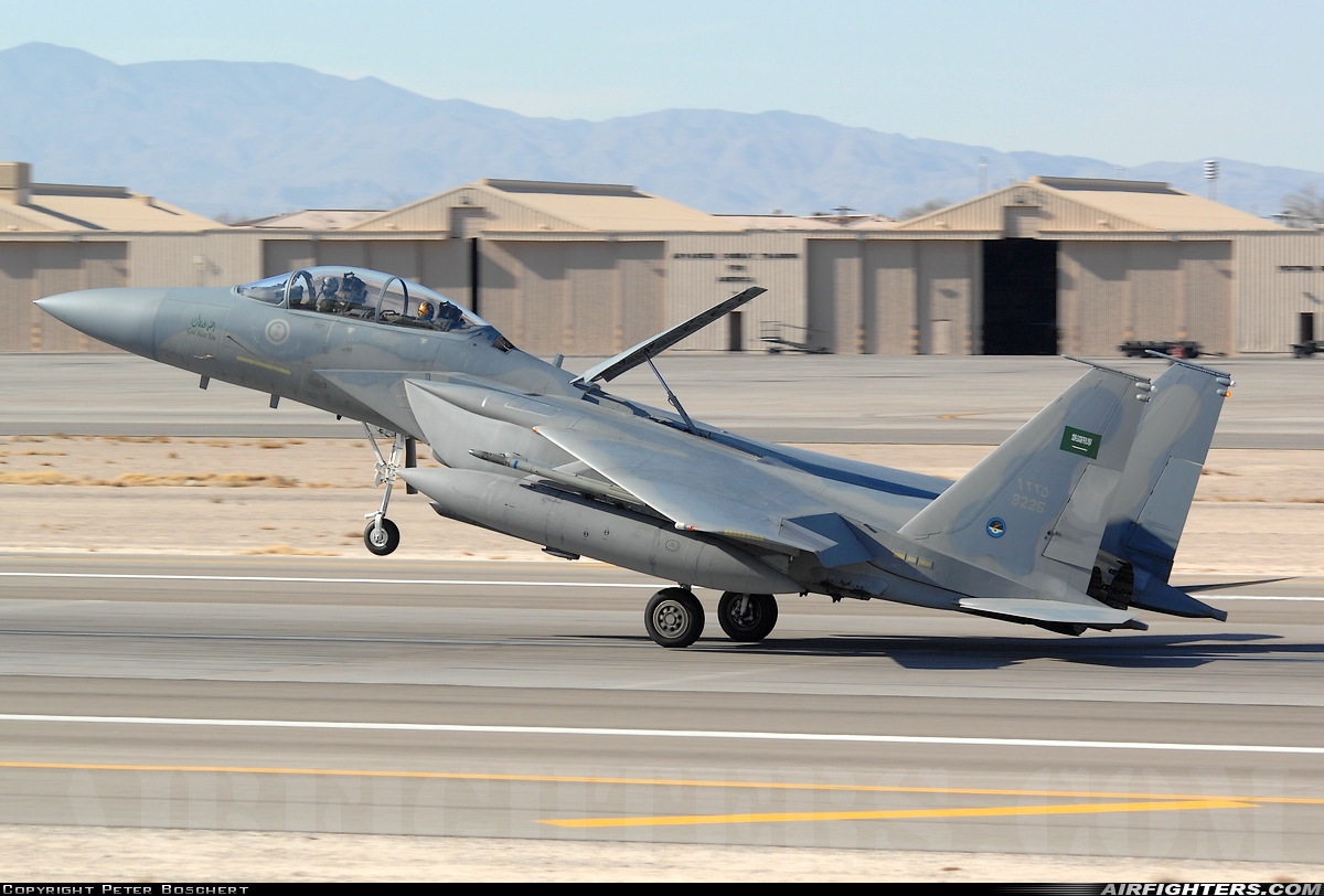Saudi Arabia - Air Force McDonnell Douglas F-15S Strike Eagle 9225 at Las Vegas - Nellis AFB (LSV / KLSV), USA
