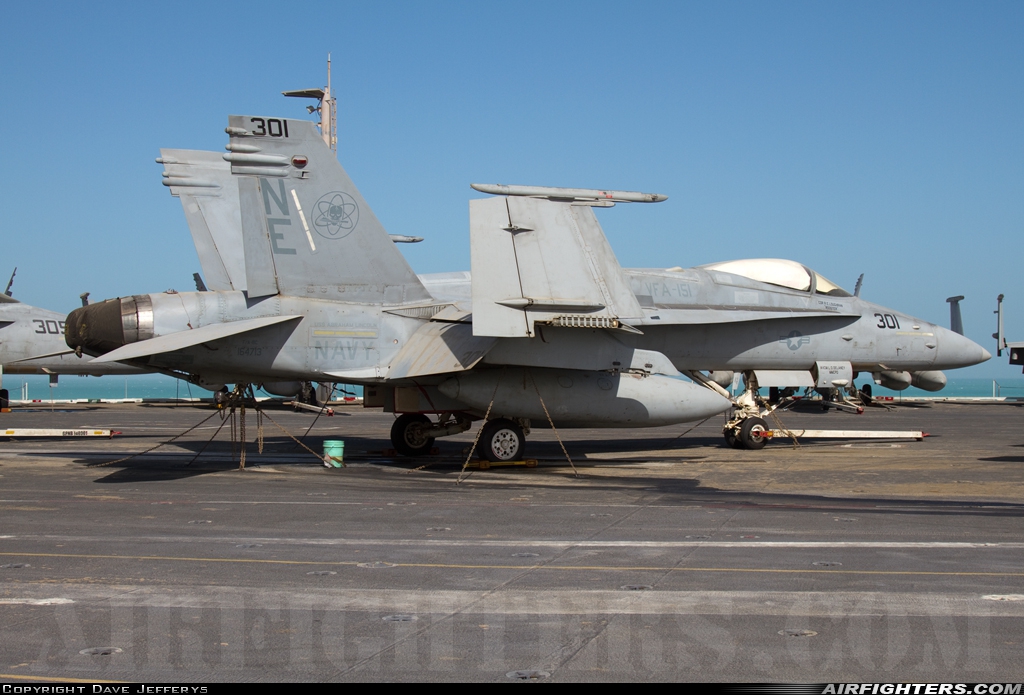 USA - Navy McDonnell Douglas F/A-18C Hornet 164713 at Off-Airport - Bahrain Port, Bahrain