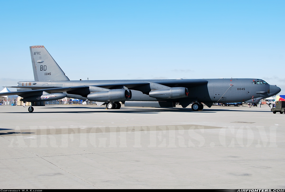 USA - Air Force Boeing B-52H Stratofortress 60-0045 at Fairfield - Travis AFB (SUU / KSUU), USA