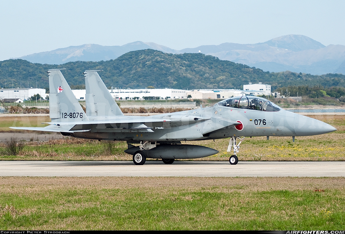 Japan - Air Force McDonnell Douglas F-15DJ Eagle 12-8076 at Tsuiki (RJFZ), Japan
