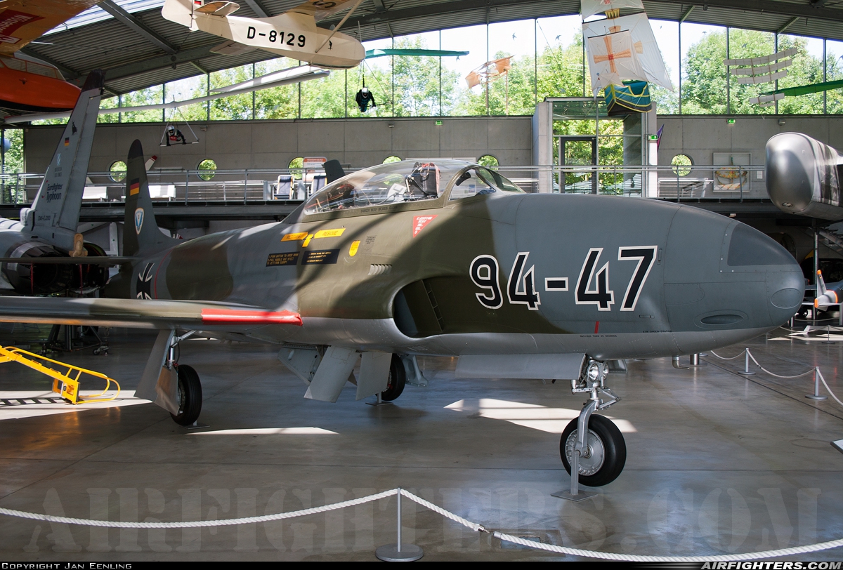 Germany - Air Force Lockheed T-33A Shooting Star 94+47 at Oberschleissheim (EDNX), Germany